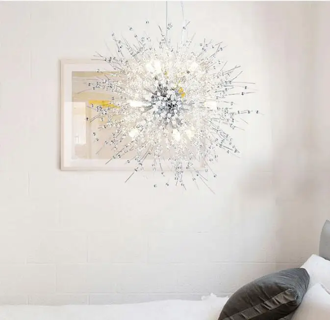 

Modern Crystal Chandelier Chrome Golden vanity suspension Chandelier Hanging LED Lighting lustre for Living Room Business Club