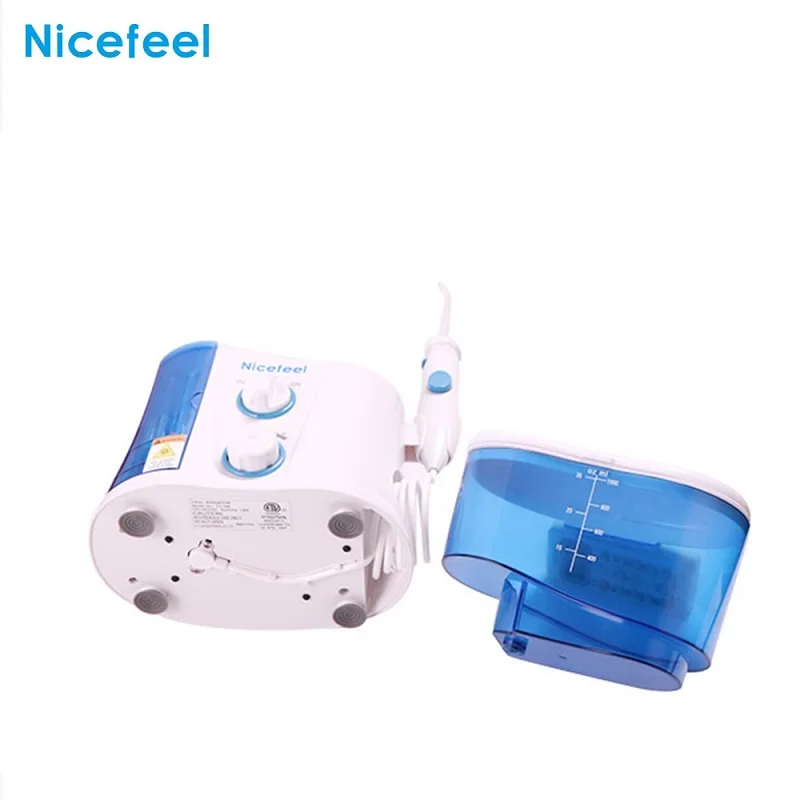 Иригатор для полости рта Nicefeel воды, профилактики и тщательного очищения зубов, заодно производить массаж десен, улучшая в них кровообращение,УФ-дезинфекция насадок WaterPic 7 насадок в комплекте-1000 миллилитров