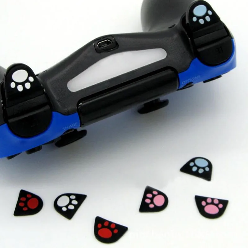Силиконовая наклейка на кнопки триггера Cat Paw L2 R2 чехол для контроллера Sony Playstation