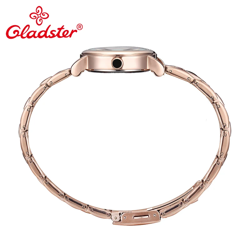 Женские Аналоговые кварцевые часы Gladster роскошные брендовые Изысканные цвета