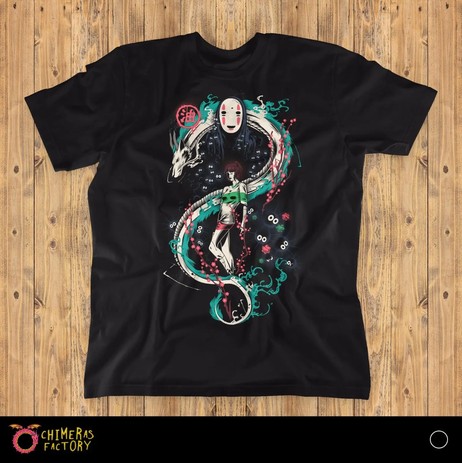 

Fashion Short Creative Printed Spirited Graffiti Unisex T-Shirt | Away, Miyazaki, Anime, Fantasysummer