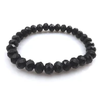 xiaoyaotym 32 colors for choose 8mm faceted crystal beaded bracelet stretchy bracelets 20pcslot