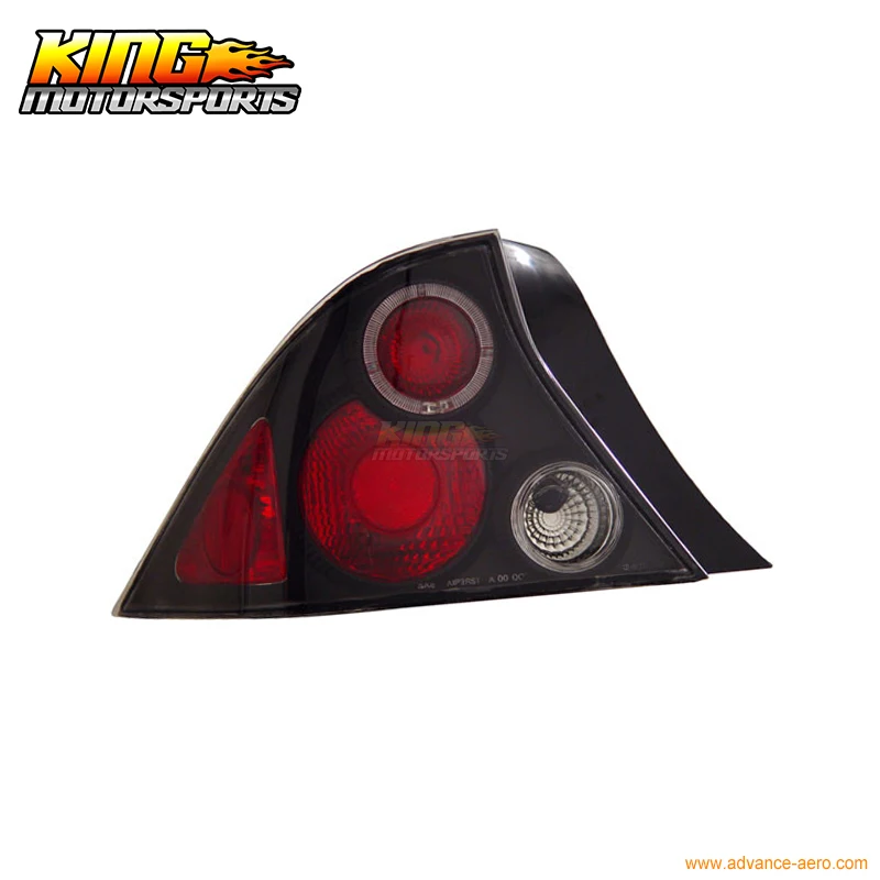 Подходит 01 03 Honda Civic 2Dr купе Altezza стиль задние фонари Halo черный 2002 2003 США Внутренний