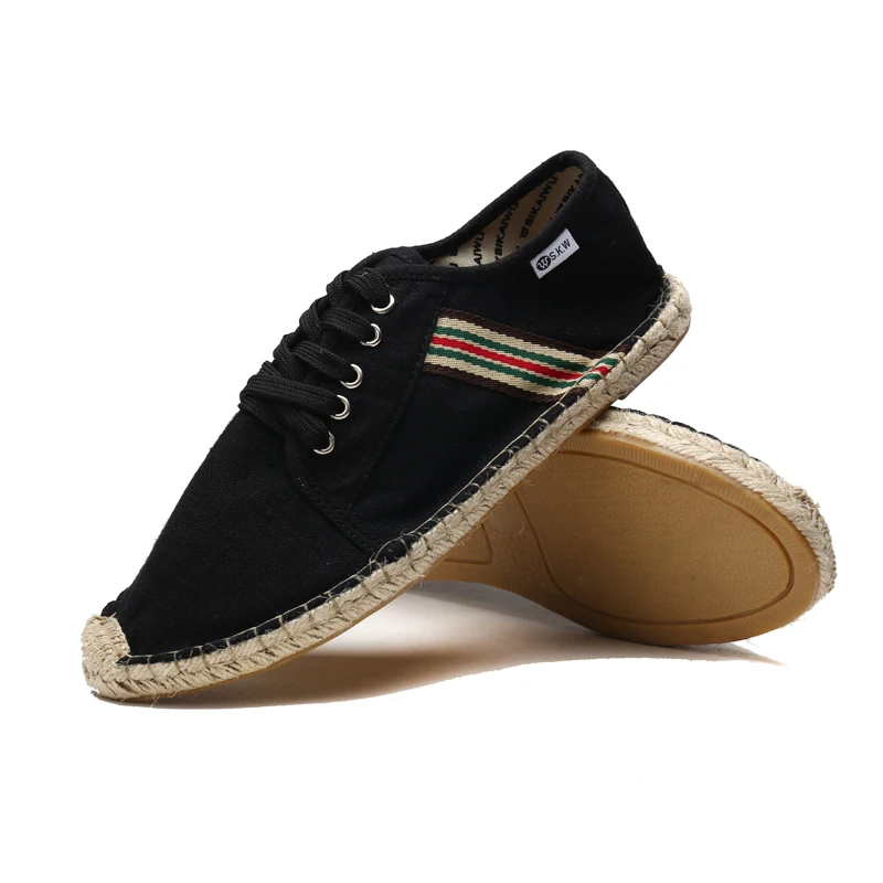 Buono Scarpe женские эспадрильи Мужские туфли на плоской подошве ботинки в рыбацком