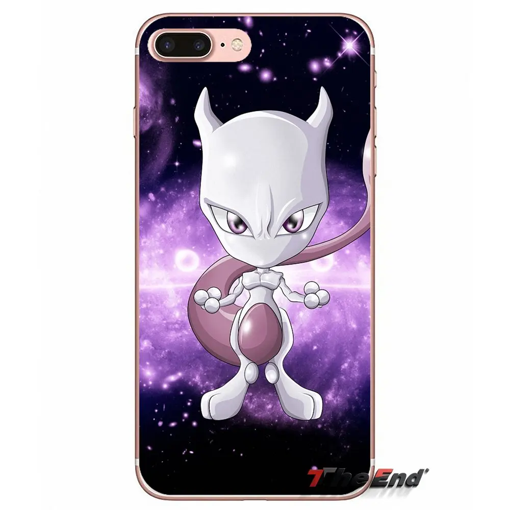 Стильная футболка с изображением персонажей видеоигр Аниме Покемон Mewtwo для sony