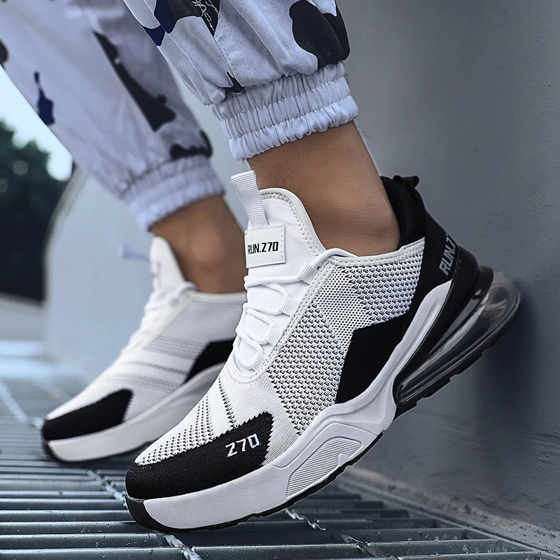 2019 Hot Sale Male Outdoors Breathable Mesh Sports Running Shoes Men Lightweight Comfortable Trainers Jogging Sneakers | Спорт и