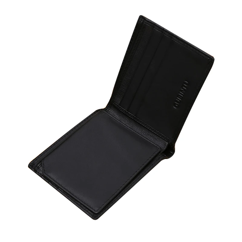 Genuine Leather Men Purse RFID Blocking Credit Card Holder Antitheft Scanning Male Short Wallet Money Bag | Багаж и сумки