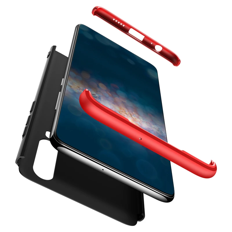 Чехол для Huawei P20 P30 Pro Lite задняя крышка Vpower 360 полная защита противоударные жесткие