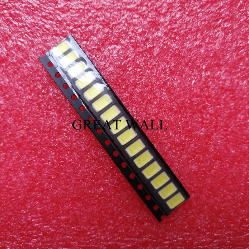 100 шт. 5630/5730 CW/WW 0 5 Вт 6500 мА 50 55 лм 5730 K светильник SMD 5630 светодиод 3 2 Диоды (3 4 ~ в)|smd