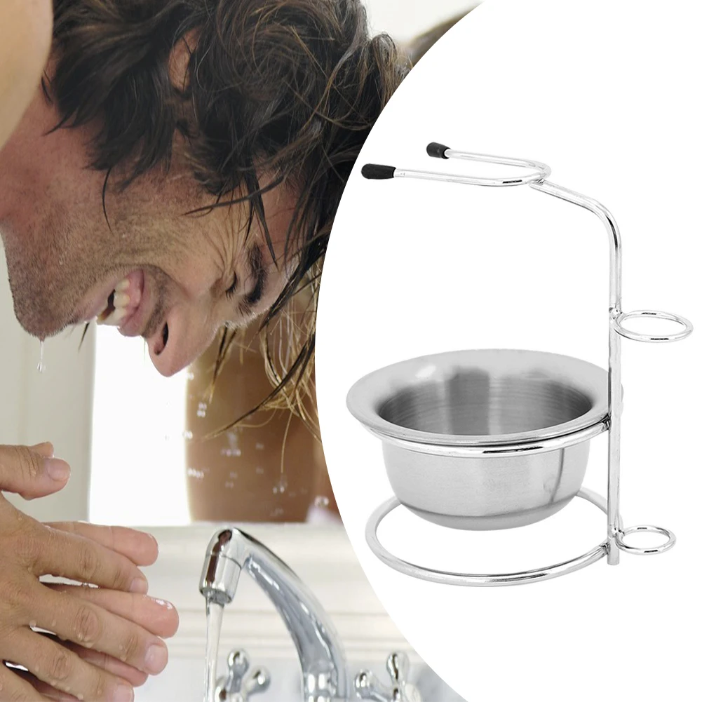 Набор для бритья стойка бритвенного станка подарок сухой мокрой мыло чаша 2 в 1