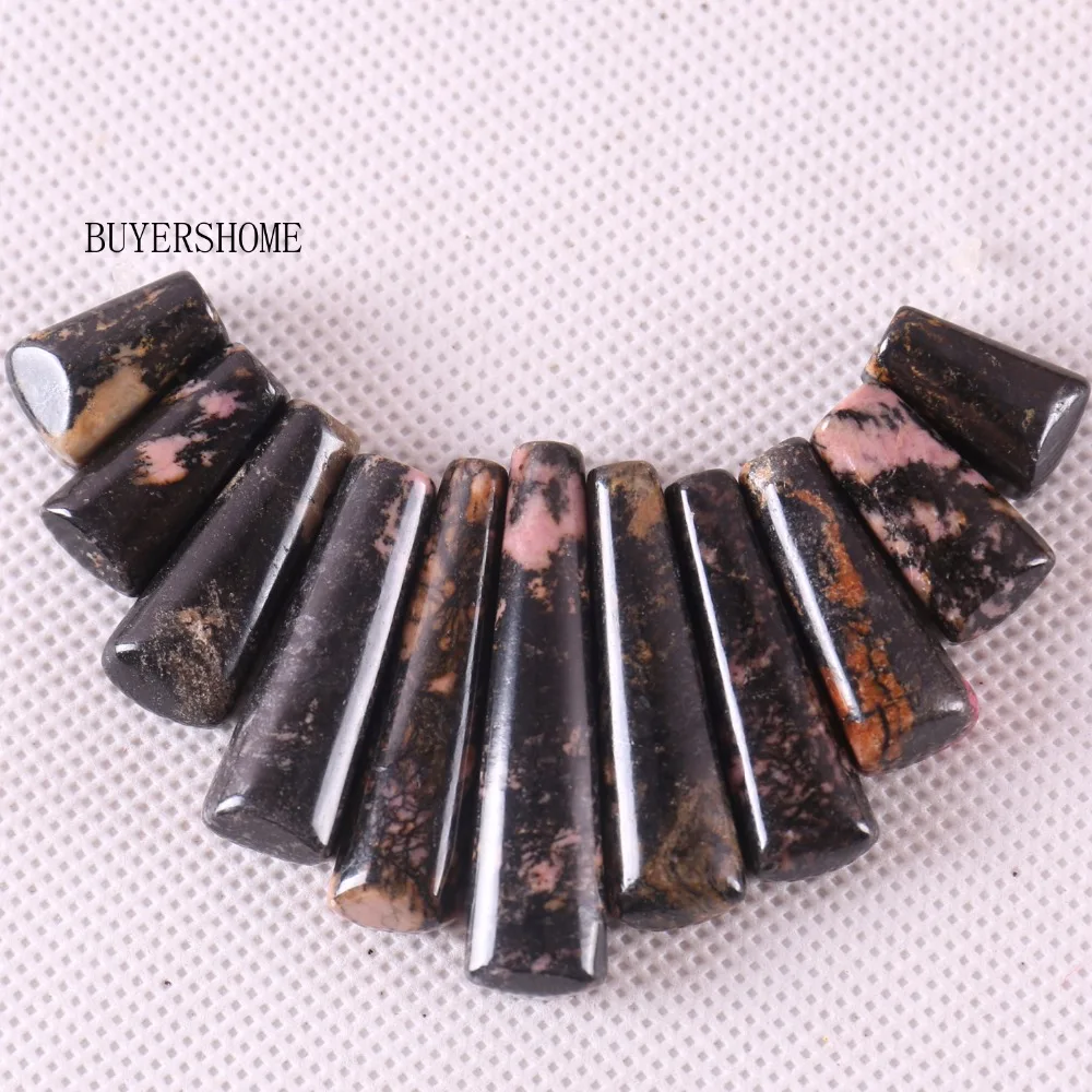 Бесплатная доставка набор с кулоном из розового родонита натурального камня 11