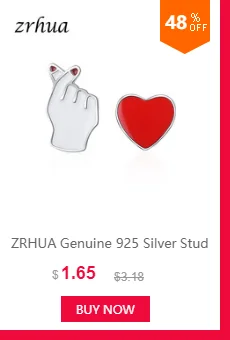 ZRHUA, классические женские серьги-кольца для помолвки, высокое качество, 925 пробы, серебряные ювелирные изделия, круглая огранка, AAA циркон, Brinco Bijo