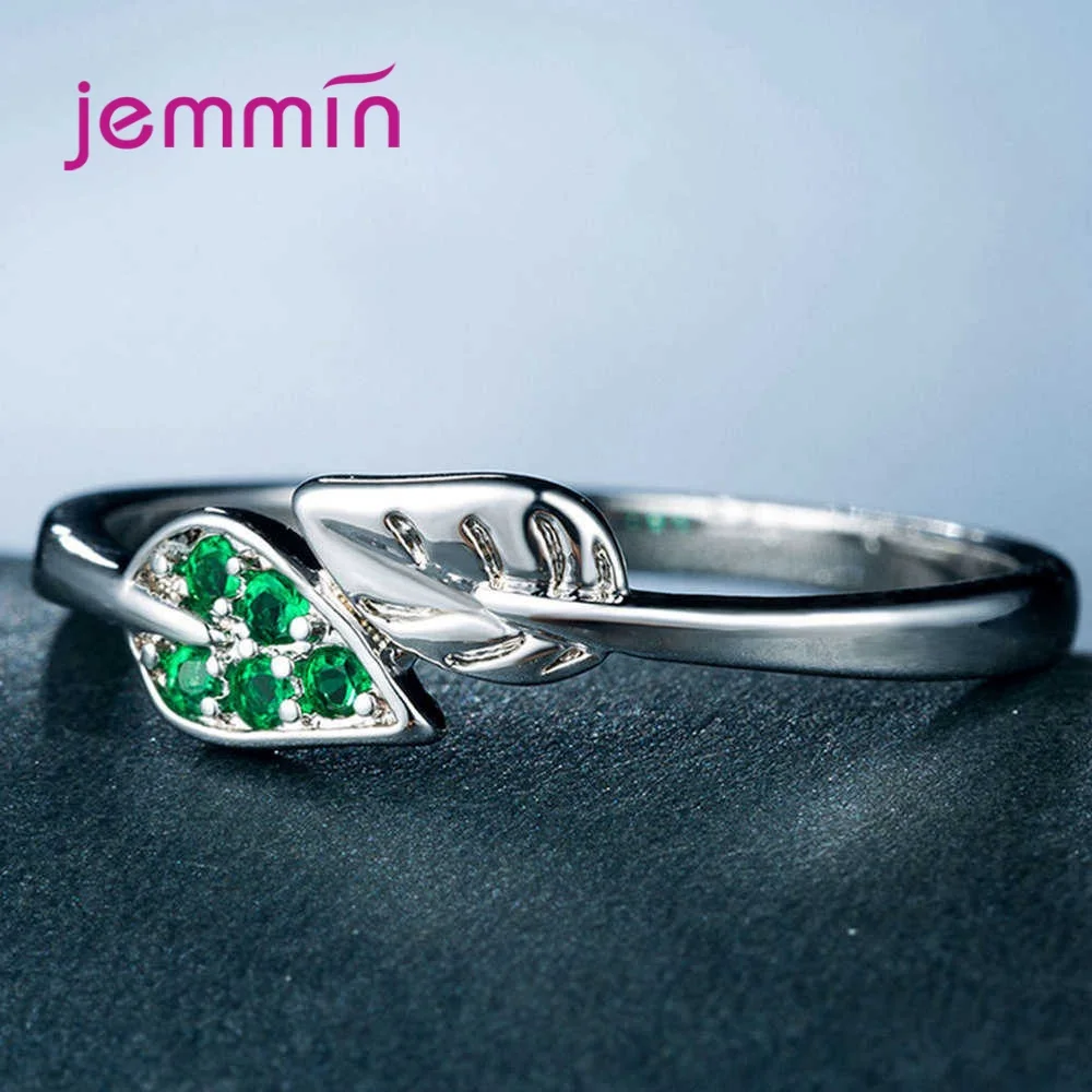 Летняя распродажа модные лист Кольца с подвеской для женщин хороший подарок 925