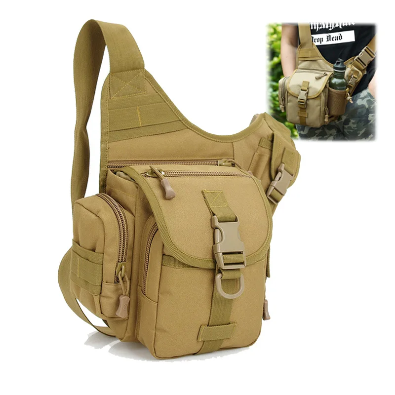 

Waterproof Mountaineering Bag Outdoor Tactical Bags Military Molle Camping Hiking Shoulder Bag Sport Travel Backpack Men XA6G