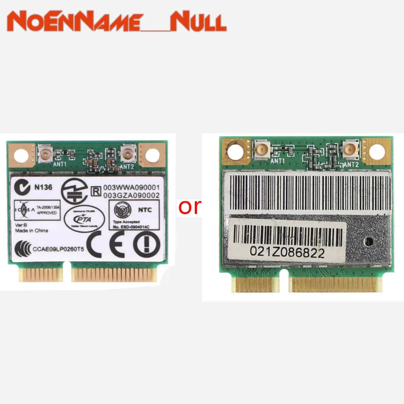 Сетевая карта Wi Fi адаптер AR9285 AR5B95 половинная высота Mini PCI E 150 Мбит/с беспроводной