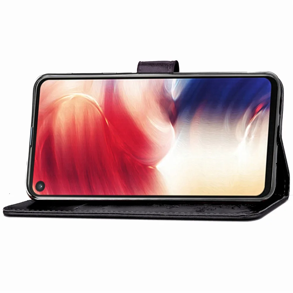 Чехол для телефона Samsung Galaxy A50 A8S J7 Duo откидная задняя крышка из искусственной кожи