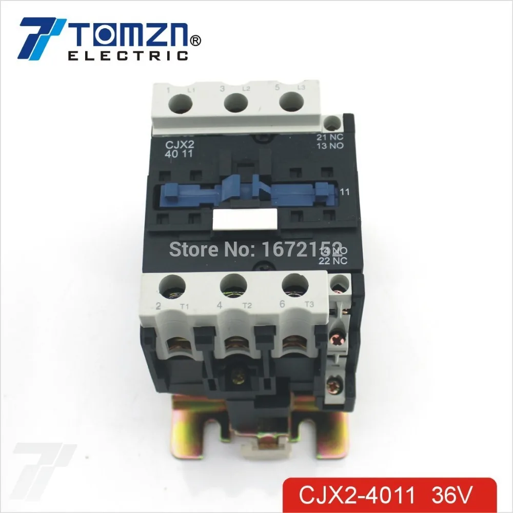 CJX2 4011 контактор переменного тока LC1 40A 36В 50Гц/60Гц|contactor cjx2|contactor relaycontactor electric |