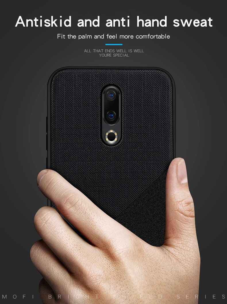 MOFI для Meizu 16/16 плюс Чехол Крышка из силикона+ поликарбоната+ тканевый чехол для телефона для Meizu 16th/16th Plus задняя крышка защитный экран