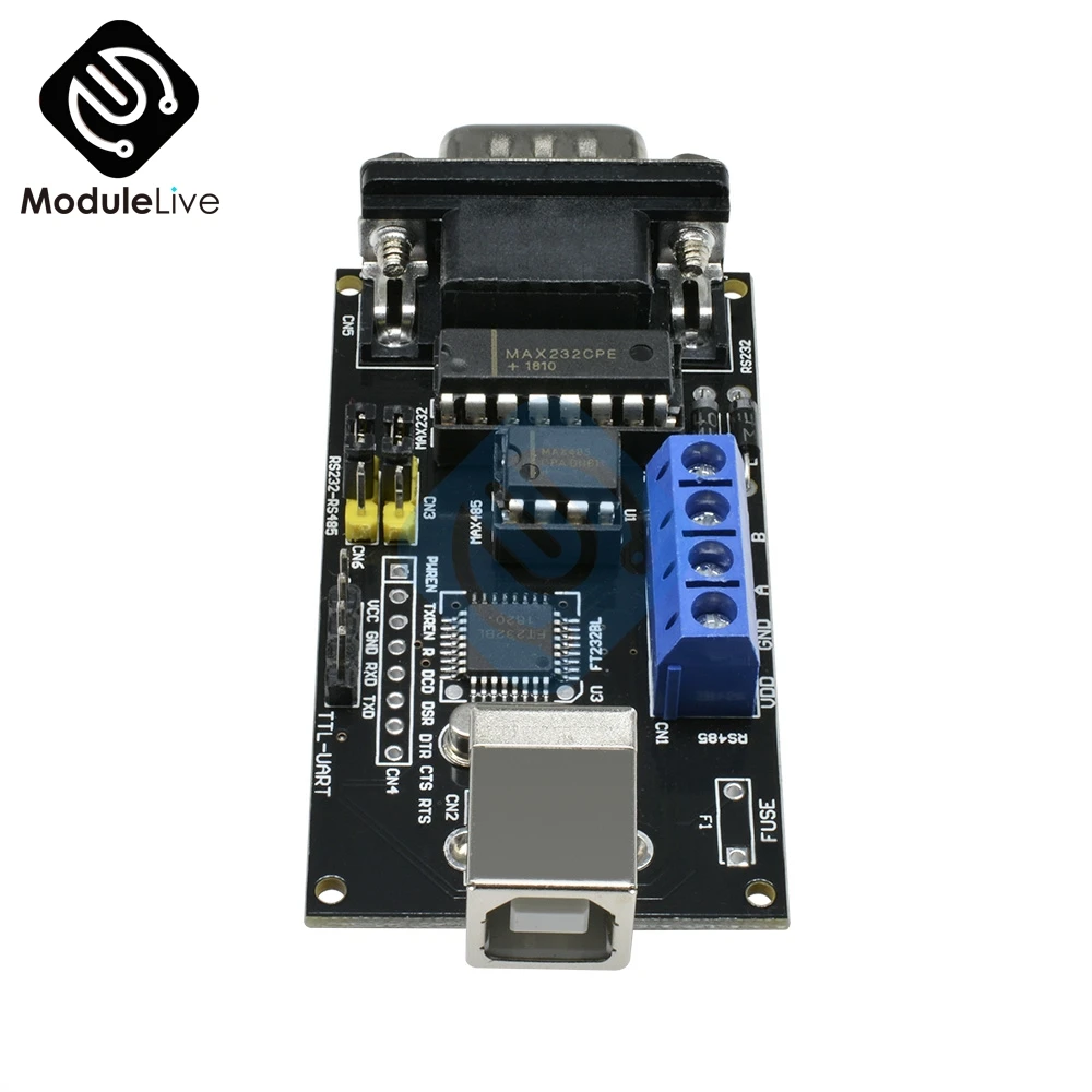 Стандартный USB последовательный RS232 TTL UART RS485 MAX485 MAX232 DB9 адаптер FTDI FT232BM/BL модуль для