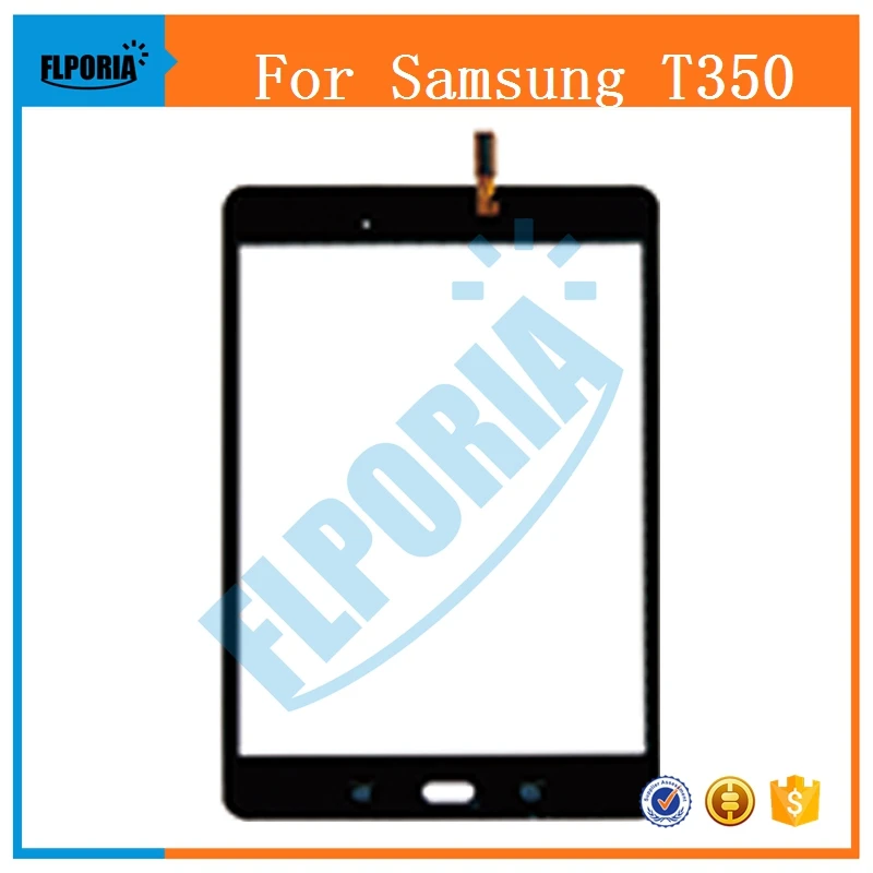 Сенсорный экран для Samsung Galaxy Tab A T350 SM дигитайзер внешняя панель Переднее стекло