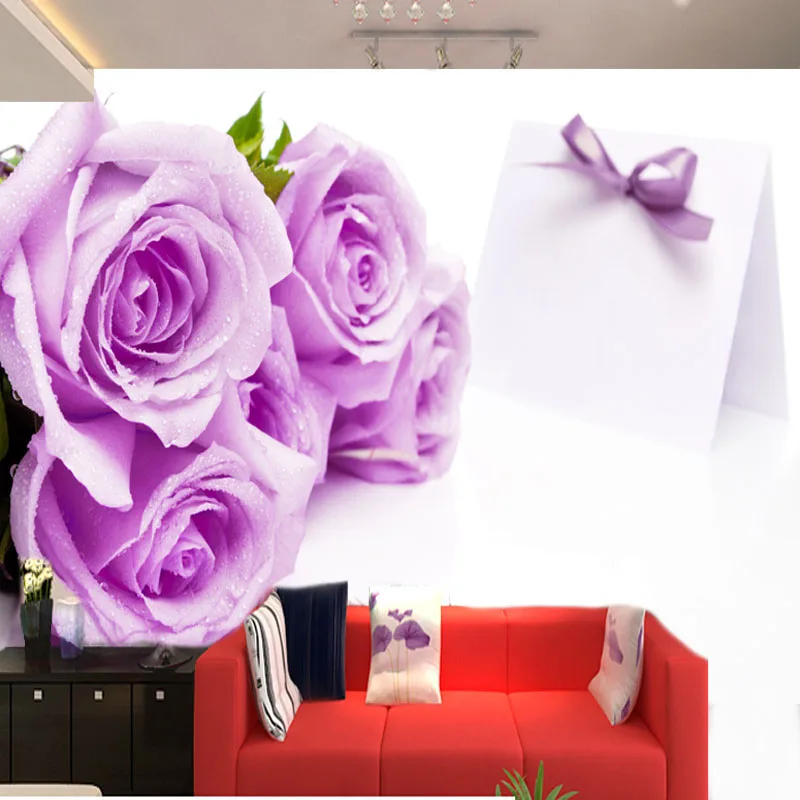 

Dropshipping Fatman Wallpaper 3d Rose Sea Wall Papers Home Decor Living Room Bedroom Photo Wall Mural Papel De Parede 3d