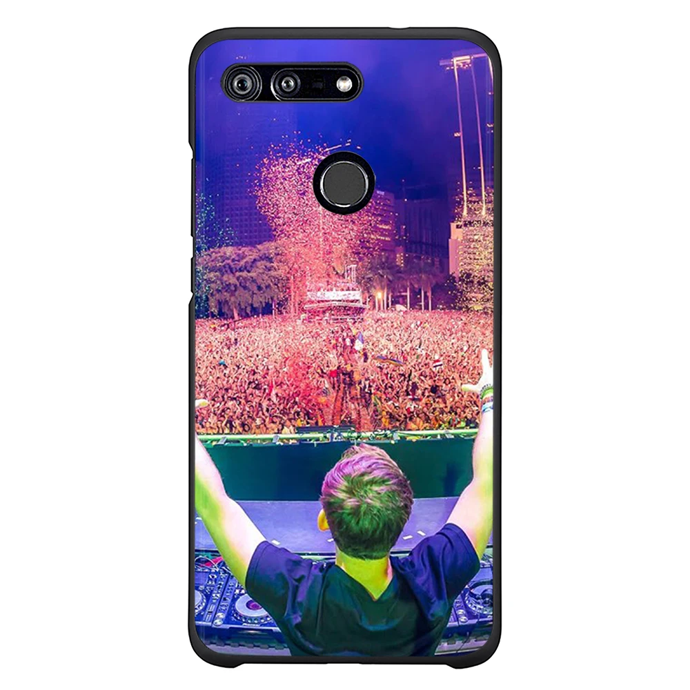 Black TPU Printed Case for Honor 7a Silicone Phone Huawei Nova 3 3i 8x Back Cover |
