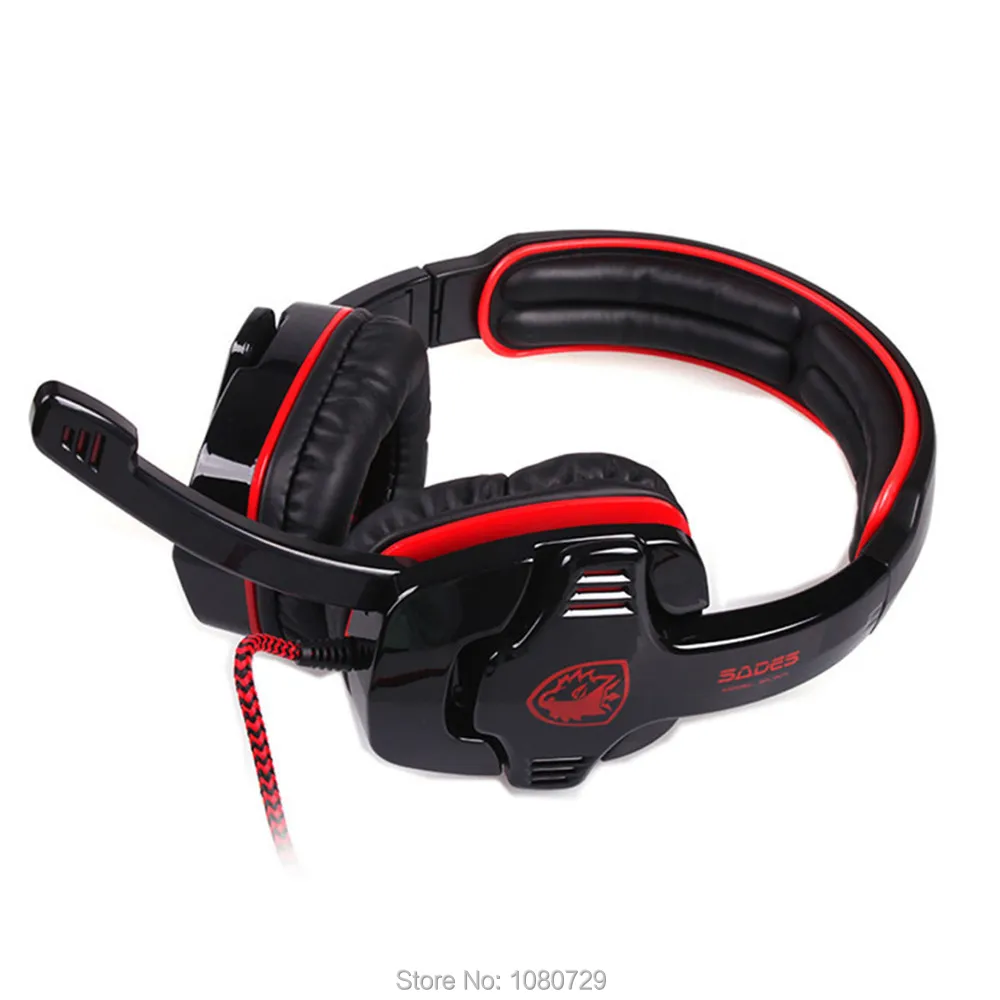 Sades 901 SA SA901 USB игровая гарнитура 7.1 Surround Sound игра наушники с микрофоном для ПК