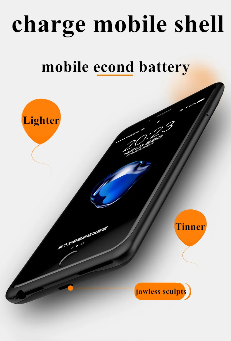 Чехол для аккумулятора 5000/7000 мАч для iphone 6 Plus 6s 7 8 Plus power Bank Charing чехол для iphone 6 6s 7 8 чехол для аккумулятора s зарядное устройство