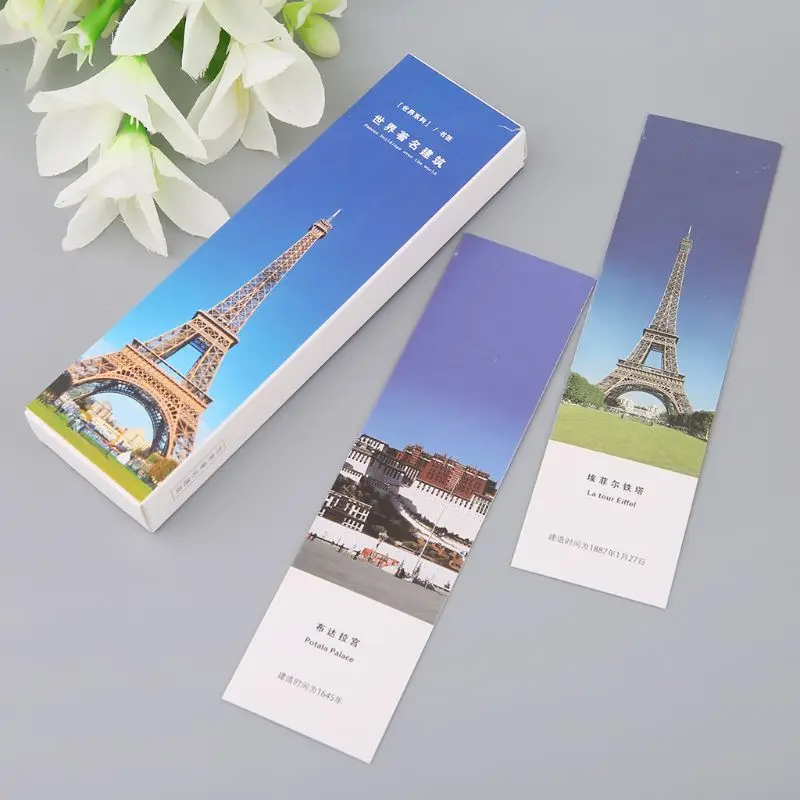 30 шт. креативные бумажные закладки в китайском стиле карты для рисования ретро