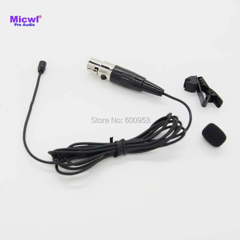 Микрофон MICWL TA4F 4Pin XLR Micro Mini зажим для галстука петличный нагрудный