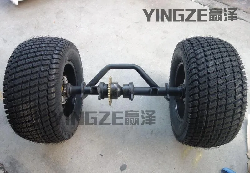DIY четыре колеса картинг ATV UTV Quad Багги Трансмиссия задний мост цепи дифференциал с 12 дюймов обод колеса шины