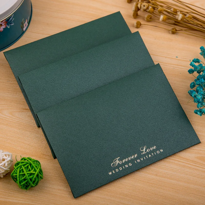 1 шт. роскошные свадебные пригласительные открытки детский душ с лентой