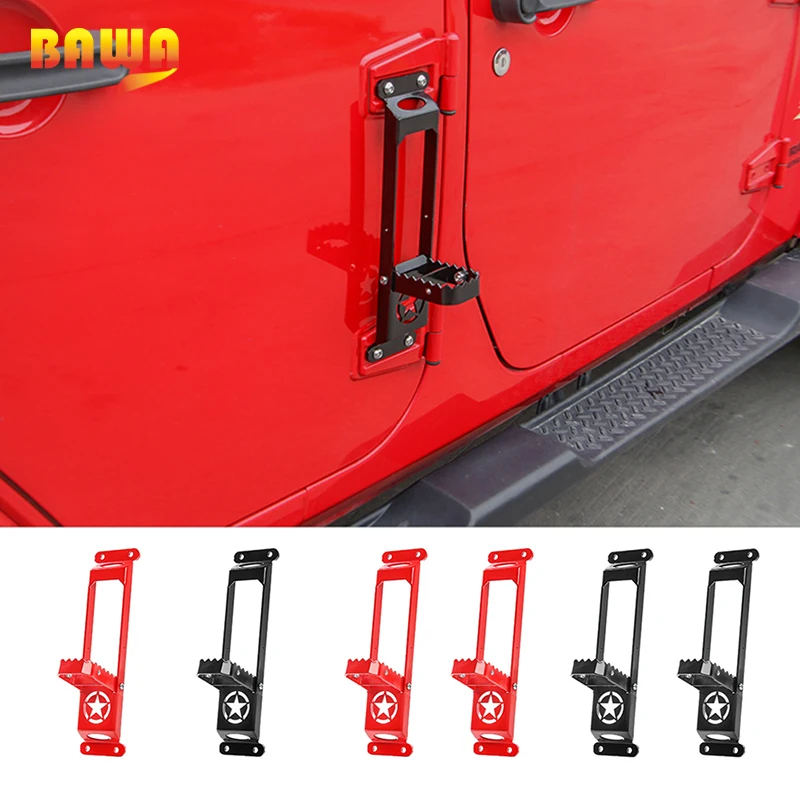 Складная ножная педаль BAWA для Jeep Wrangler JK JL 2007|Панели и обрамление межкомнатных