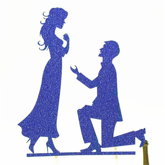H93 Cake Topper Свадебный Топпер для торта, фиолетовые Свадебные украшения для свадьбы, Mr Mrs, свадебные топперы для торта, вечерние принадлежности для жениха и невесты, топпер для торта - Цвет: H93 Cake Topper