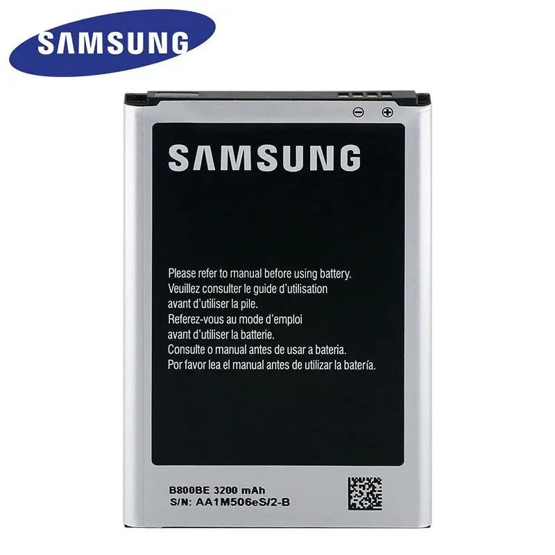 Оригинальная батарея Samsung для Galaxy Note 3 N900 N9006 N9005 N9007 N900A N900T N900P N900V B800BE 3200 mAh с NFC|samsung