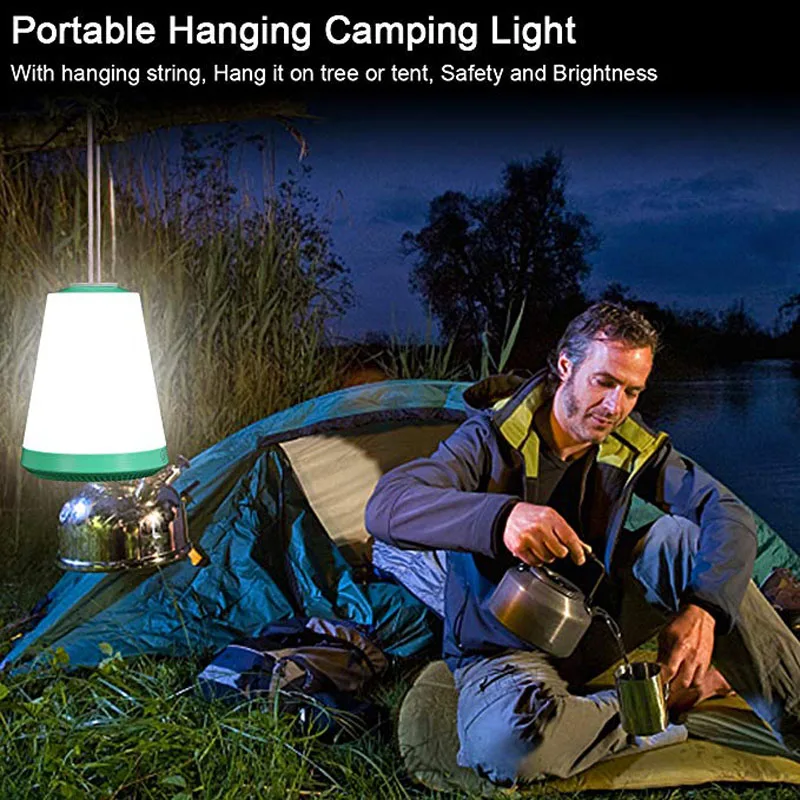 Переносной USB фонарь перезаряжаемый Настольный светильник с 4 режимами и 7