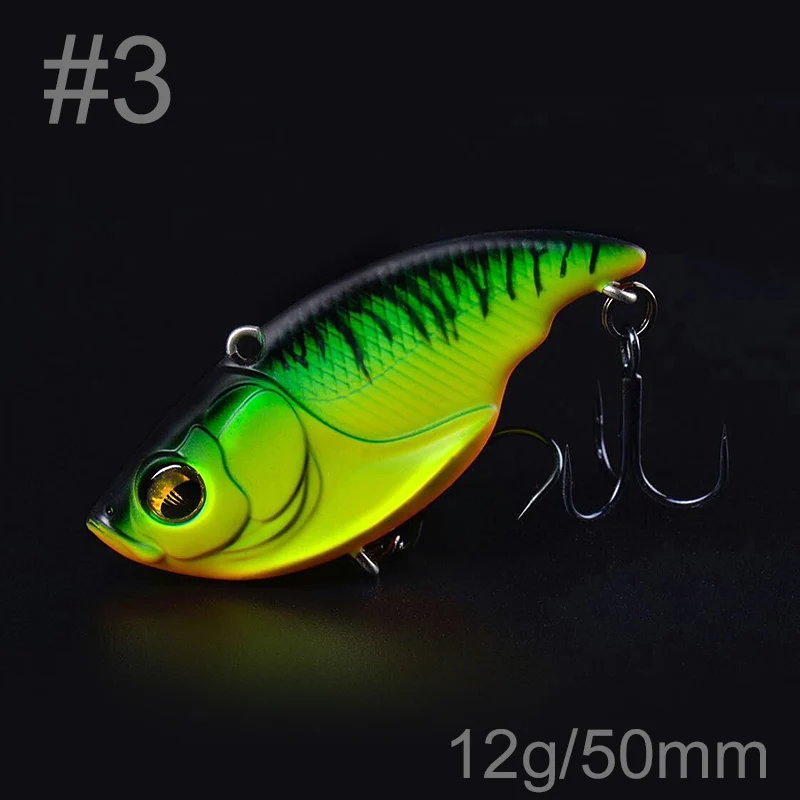 Color 03 Elelilure V5 shadow leopard vib blade приманки 50 мм/12 г Тонущая искусственная приманка для ловли окуня - Цвет: Color 03