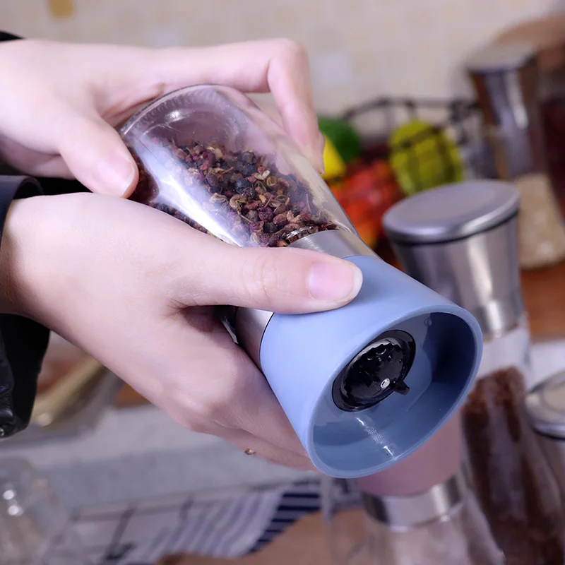 Стеклянная шлифовальная бутылка кухонный инструмент мельница для перца машина