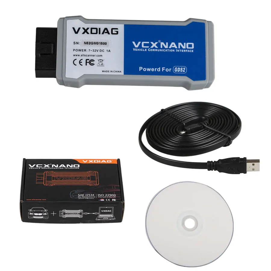 VXDIAG VCX NANO несколько GDS2 и TIS2WEB Диагностика/система программирования для