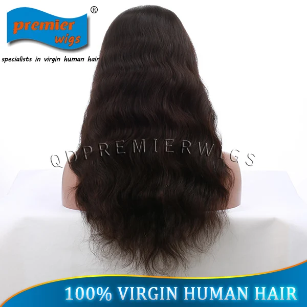 Free shipping! natural color Brazilian hair full lace wigs for black women with baby bleached knots stock items |