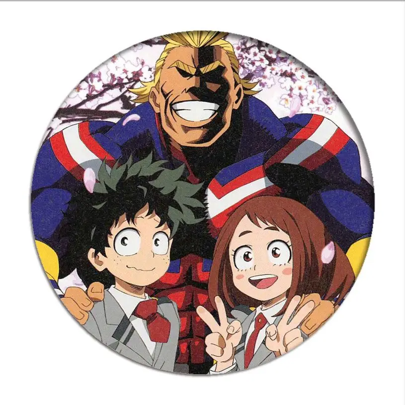 Аниме Мой герой Академия Izuku значок косплея боку нет героя Тодороки шото брошь
