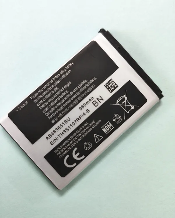 + Номер отслеживания! AB463651BU аккумулятор для телефона samsung B3410 B5310 C3200 C3510 C3530 C6112 M7500