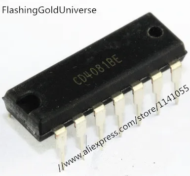 

100 шт. CD4081 4081 CD4081BE DIP-14 новый оригинальный
