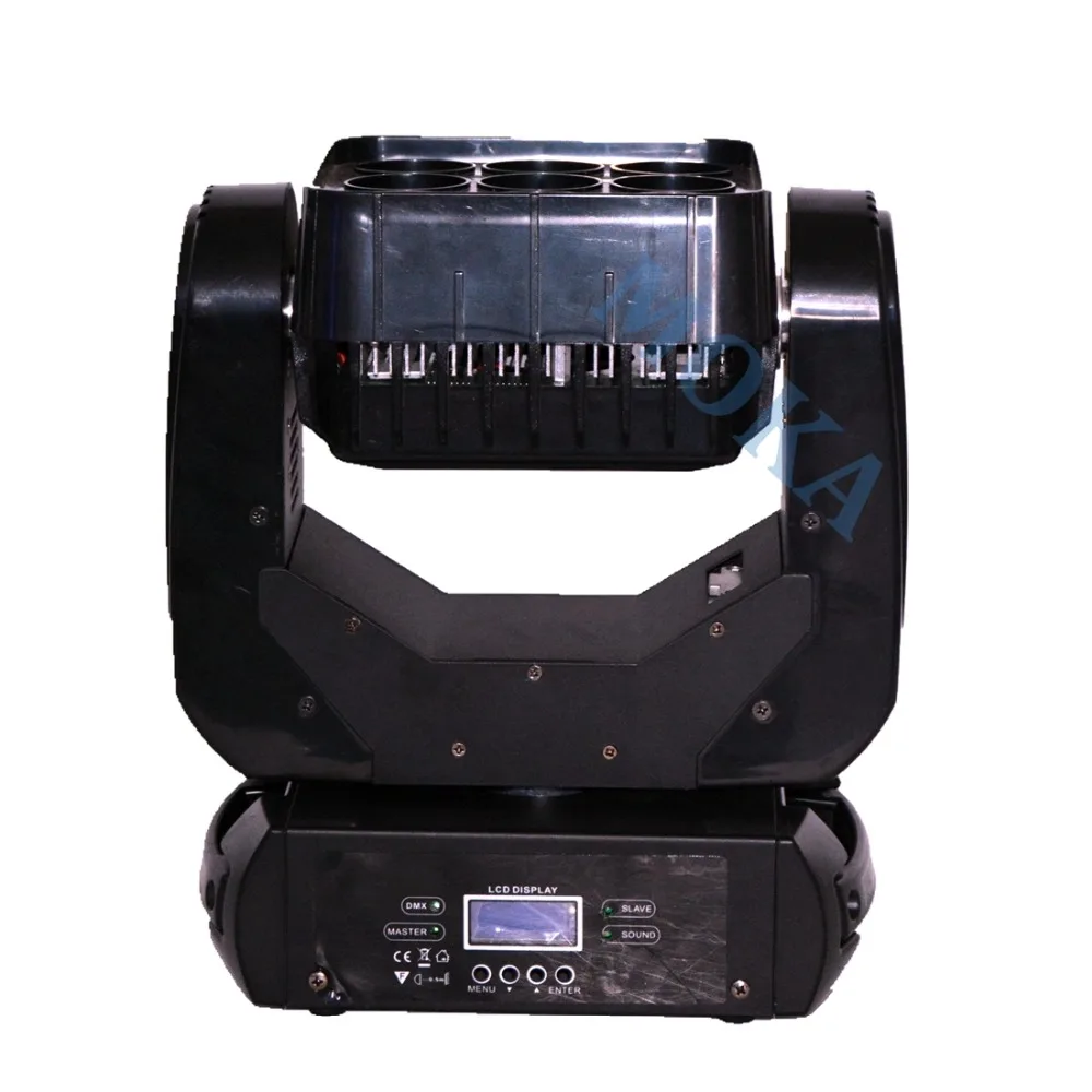 2 шт. 9x10 Вт Светодиодная матричная лампа Led Moving Head Wash Light RGB DJ оборудование для