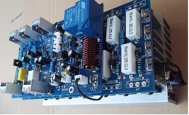 28 шт. C5200 A1943 силовая трубка JRC5532D Op amp Собранный 1500 Вт Мощный усилитель доска/моно усилитель доска сценический усилитель доска