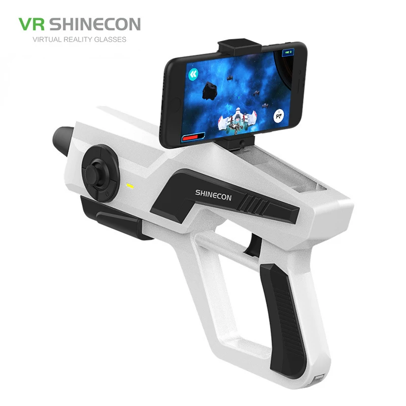 Shinecon Смарт соматосенсорный AR пистолет Bluetooth ручка телефон игра Дополненная