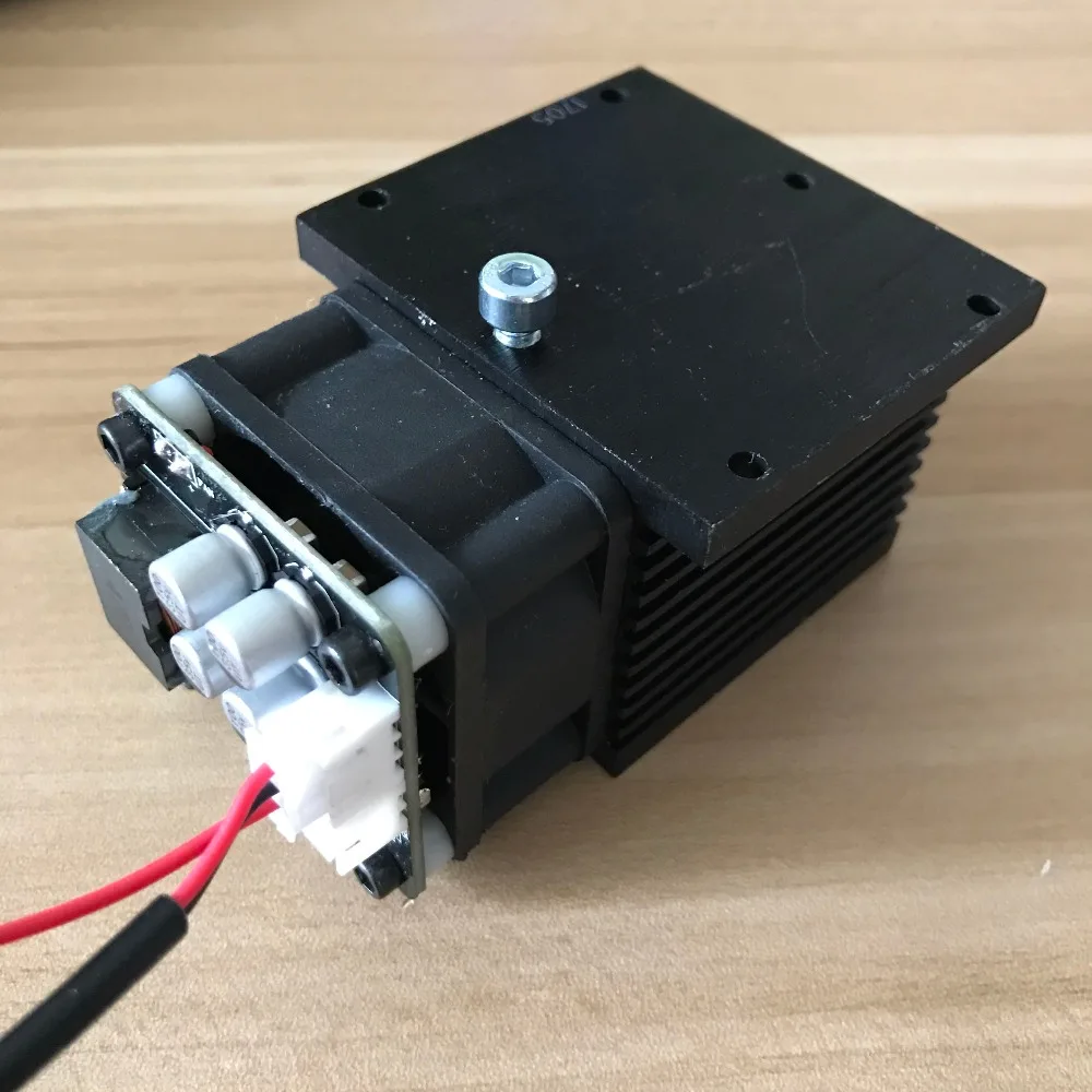 Бесплатная доставка 7 Вт Мощный лазерный гравировальный модуль 450 нм Синяя