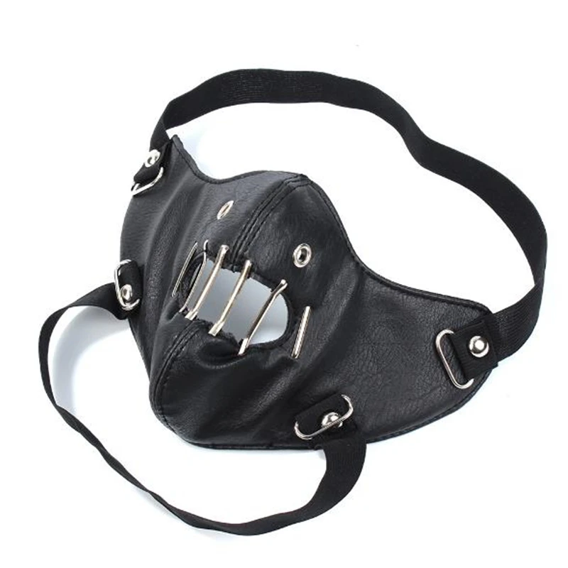 Halloween Cosplay Hot Leather Personality Punk Rivet Motorcycle Wind Dust Mask Multicolor Variety Of Men And Women Apply | Тематическая