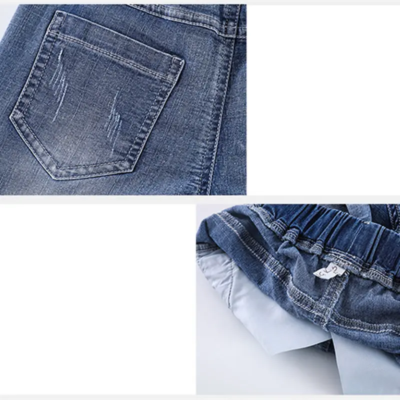 2019 летние брендовые Детские рваные джинсовые шорты для мальчиков стильные