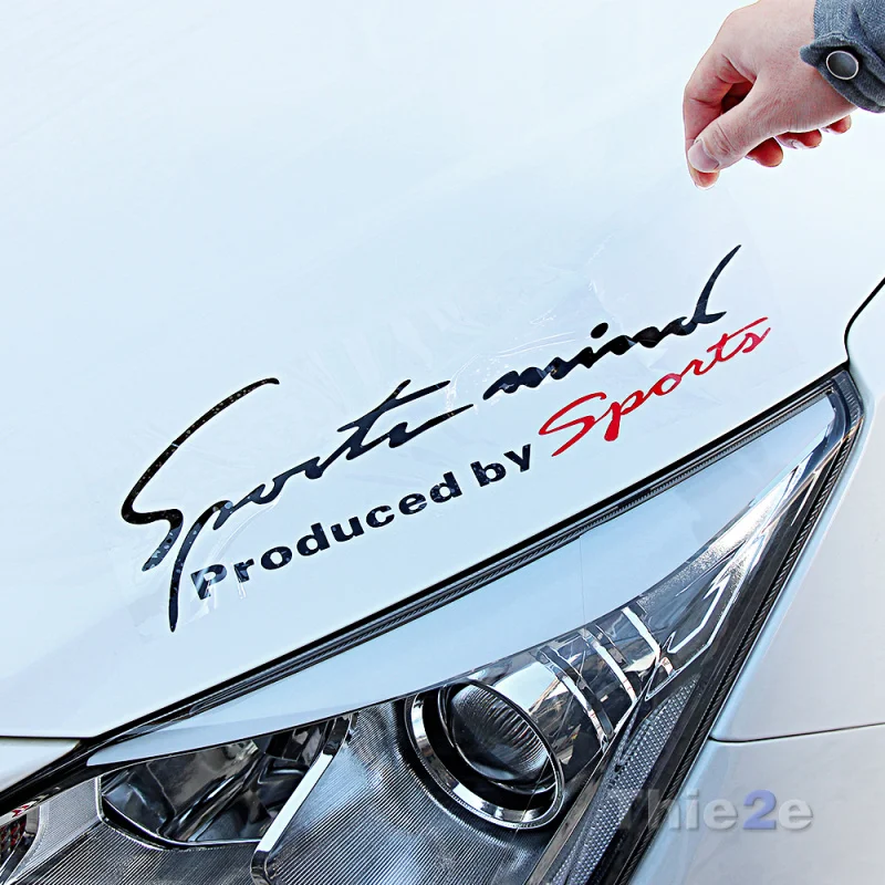 Автомобильный Стайлинг спортивный дизайн легкая наклейка для бровей вырезанные